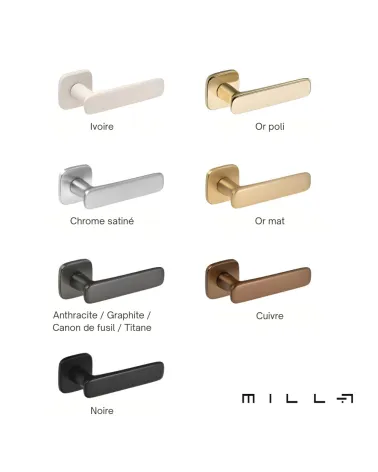 Zamak FLOW door handle design handle with 7 finishes