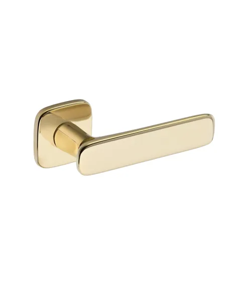 Polished gold FLOW door handle design handle