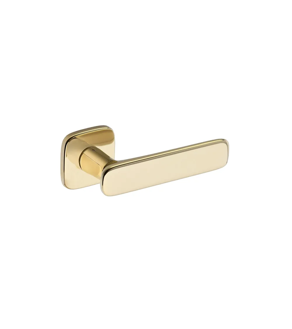 Polished gold FLOW door handle design handle