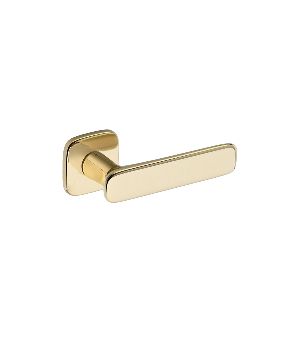 Polished gold FLOW door handle design handle