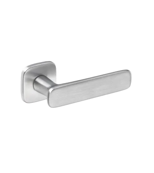 Satin chrome door handle FLOW design handle