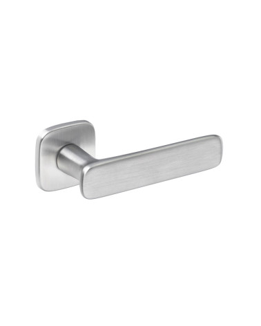 Satin chrome door handle FLOW design handle