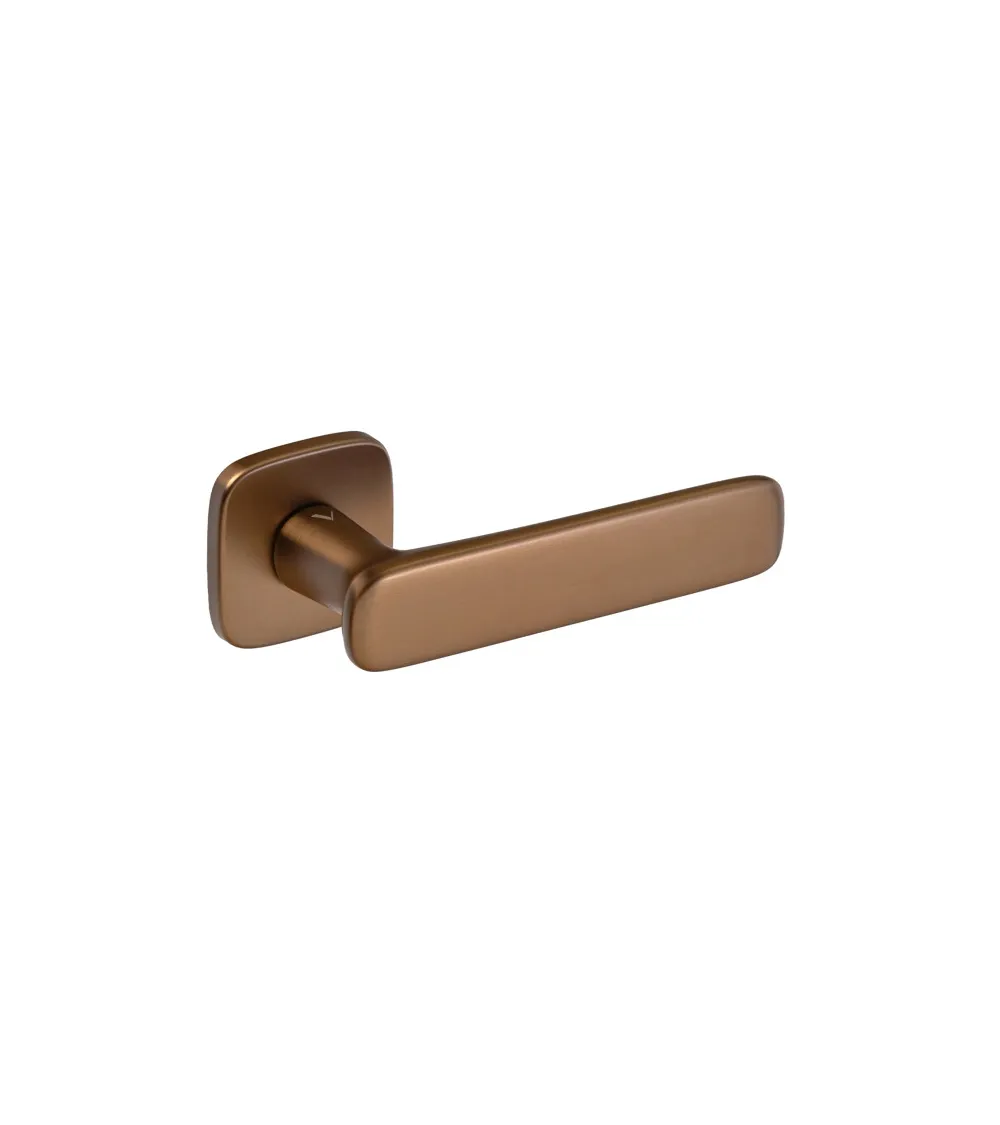 Copper door handle FLOW design handle