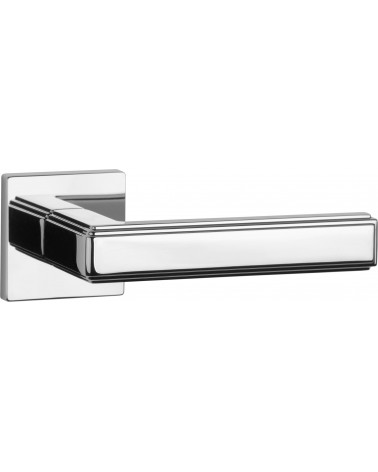 Polished chrome RAFLESIA door handle designer handle