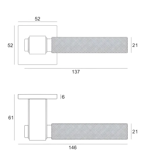 Modern GRANADA door handle design handle