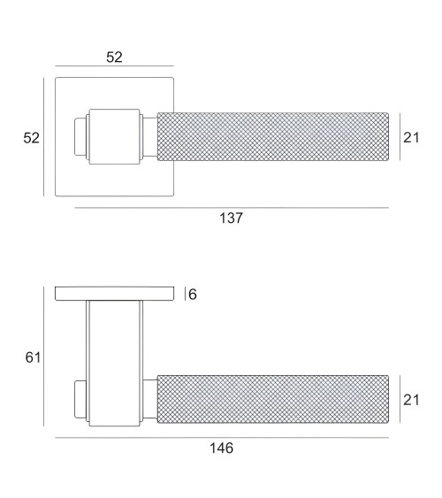 Modern GRANADA door handle design handle