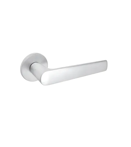 Satin chrome MILA design door handle