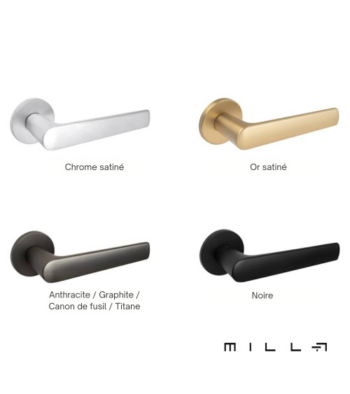 MILA black door handle design handle