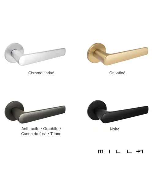MILA black door handle design handle