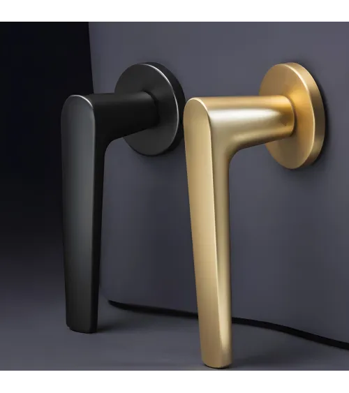 MILA satin gold door handle design handle