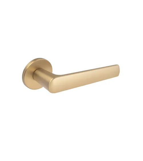 MILA satin gold door handle design handle