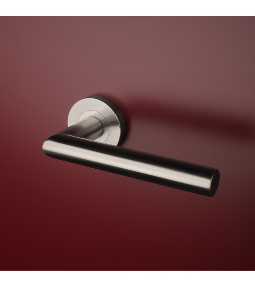OVAL 1740 stainless steel finish door handles