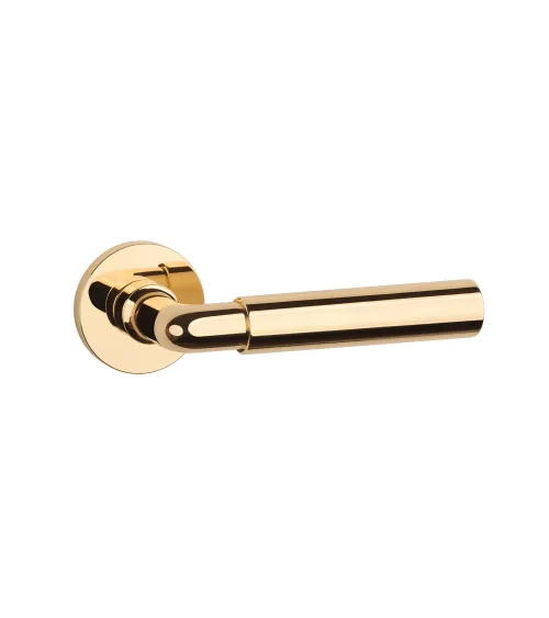 FICARIA door handle polished gold design handle