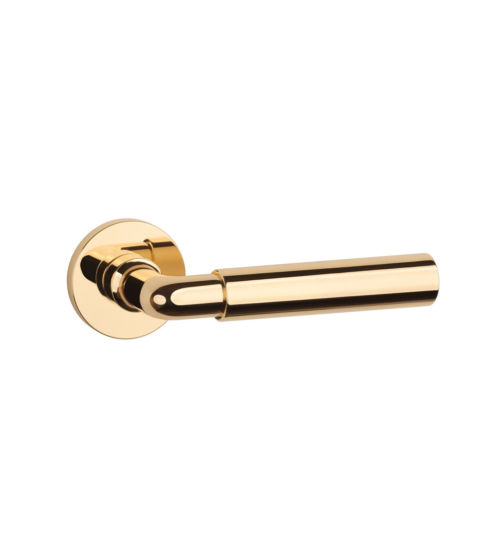 FICARIA door handle polished gold design handle
