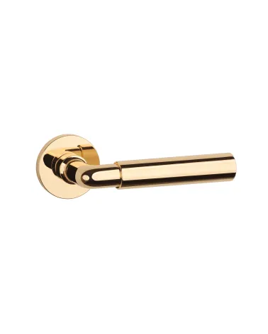 FICARIA door handle polished gold design handle