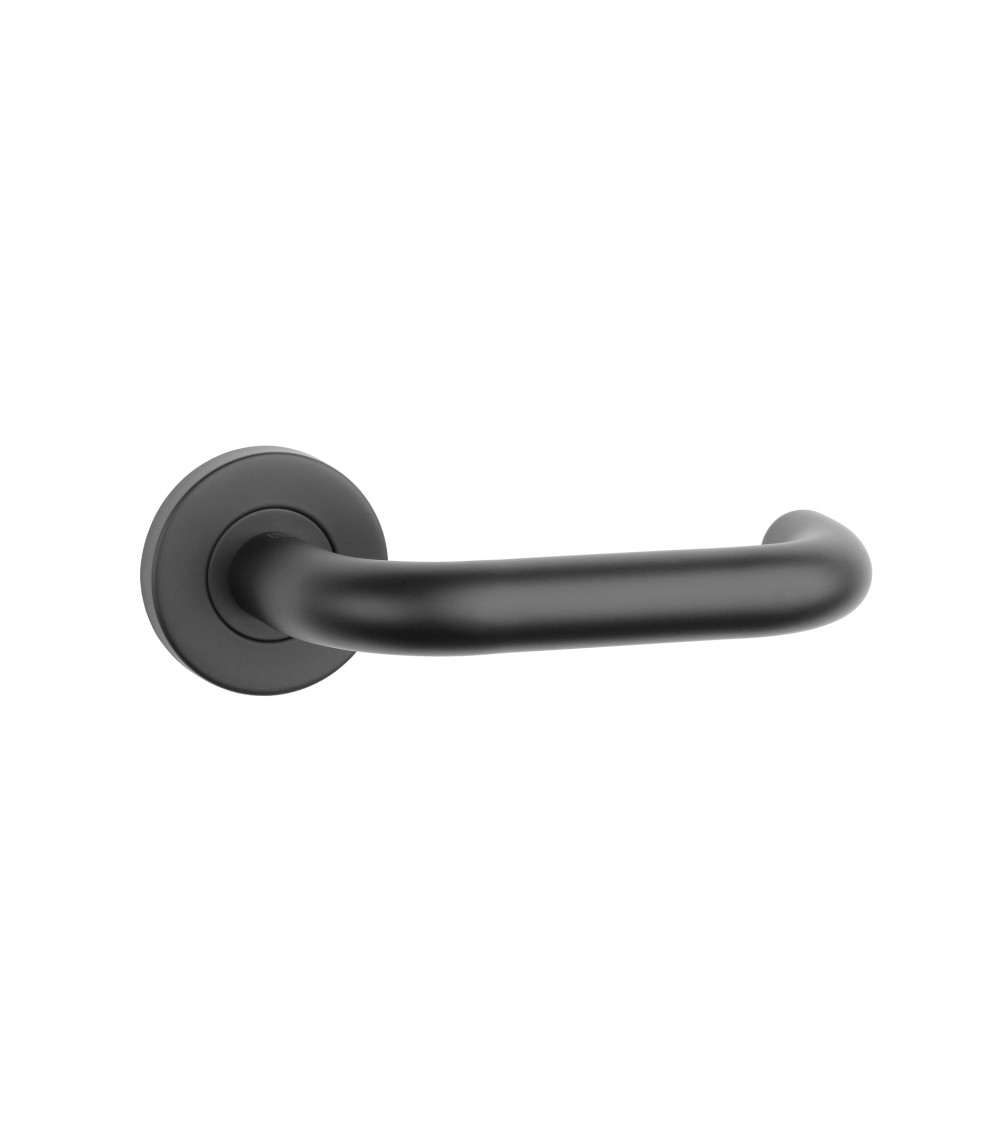 OVAL 1704 door handles in black