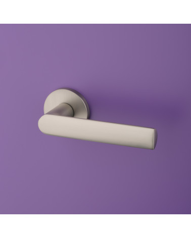 REWA door handles in brushed nickel