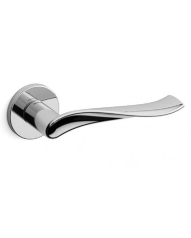Mandelli Spin polished chrome door handle design handle