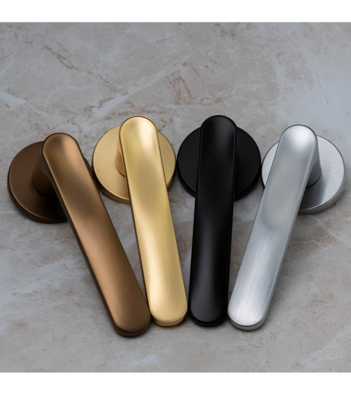 RITA satin gold door handle design handle