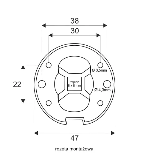 FRESSIA modern square zamak door handle designer handle