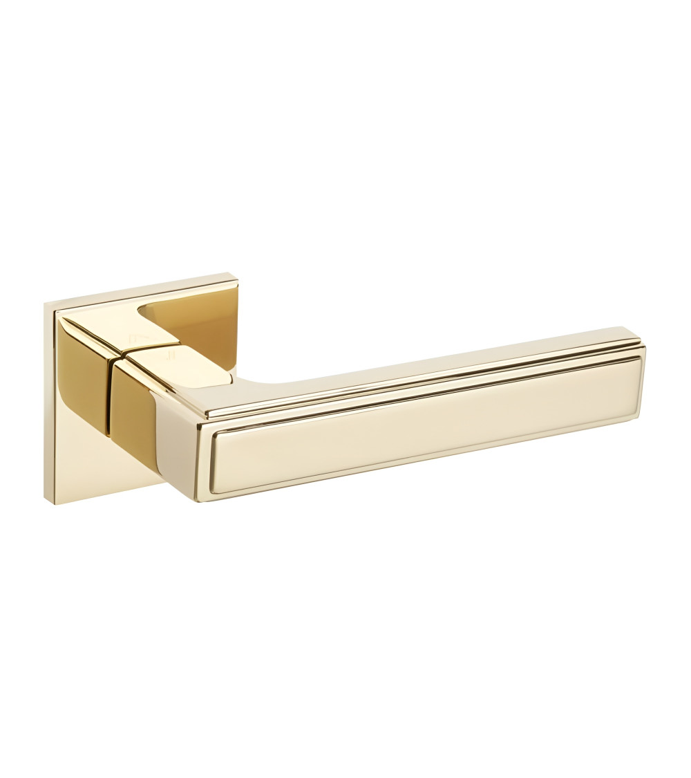 Polished gold FRESSIA door handle designer handle