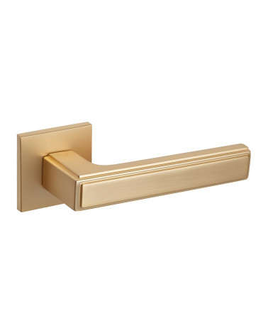 Satin gold FRESSIA door handle designer handle