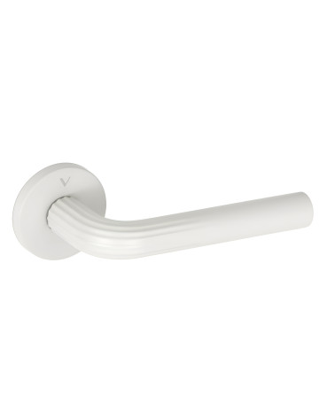 Minimalist zamak door handle FRELLA round designer handle