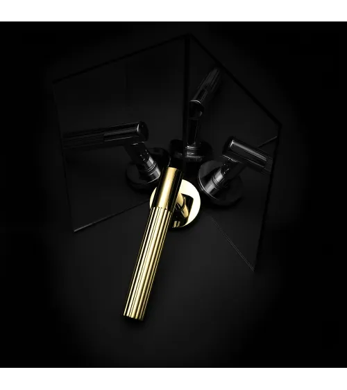 Polished gold LIVIA door handle designer handle