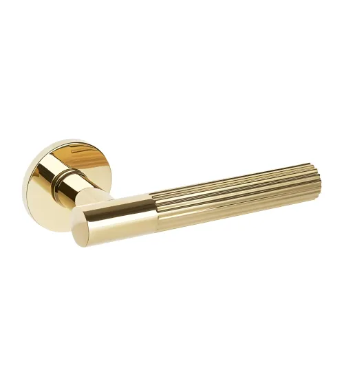 Polished gold LIVIA door handle designer handle
