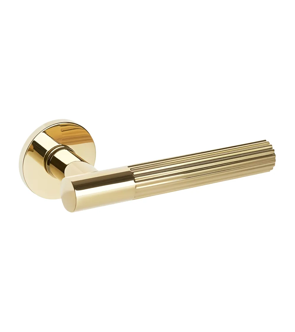 Polished gold LIVIA door handle designer handle