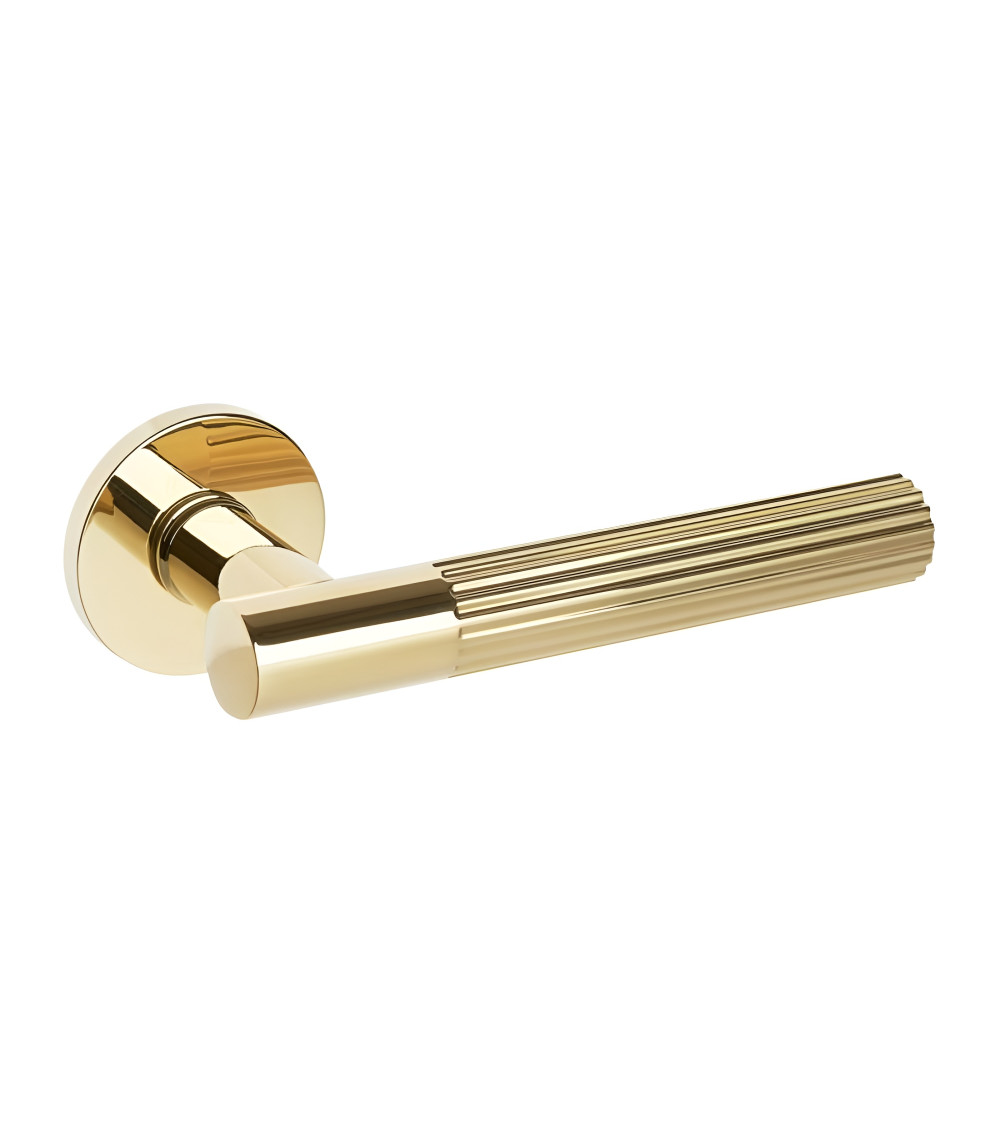 Polished gold LIVIA door handle designer handle