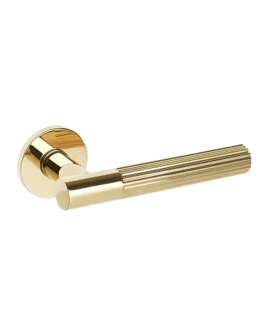 Polished gold LIVIA door handle designer handle