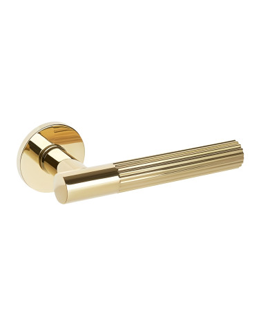 Polished gold LIVIA door handle designer handle