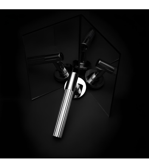 Polished chrome LIVIA door handle designer handle