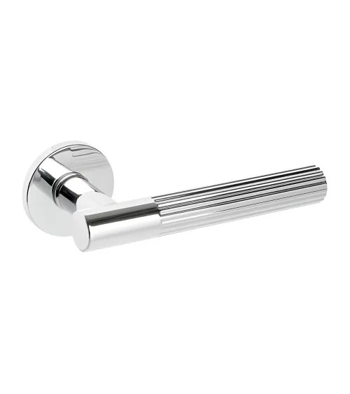 Polished chrome LIVIA door handle designer handle
