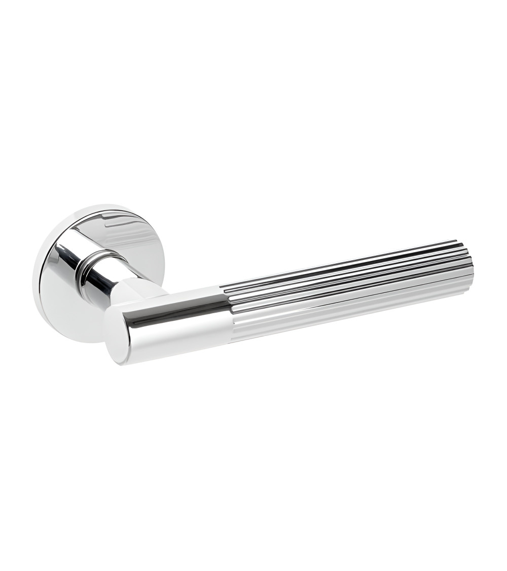 Polished chrome LIVIA door handle designer handle