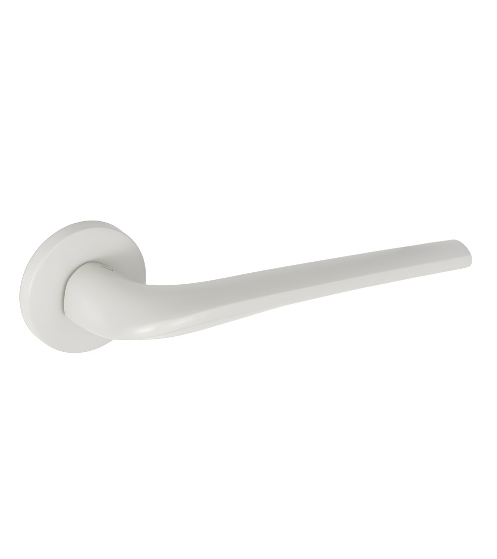 Contemporary zamak door handle SORELLA round designer handle