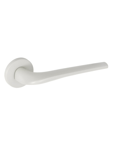 Contemporary zamak door handle SORELLA round designer handle