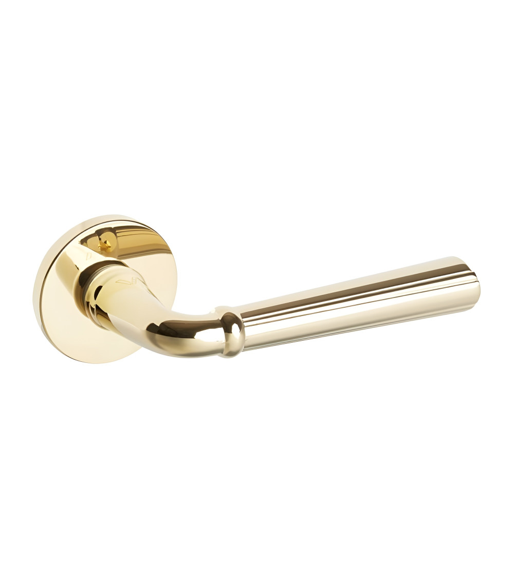 CASCADA polished gold door handle design handle