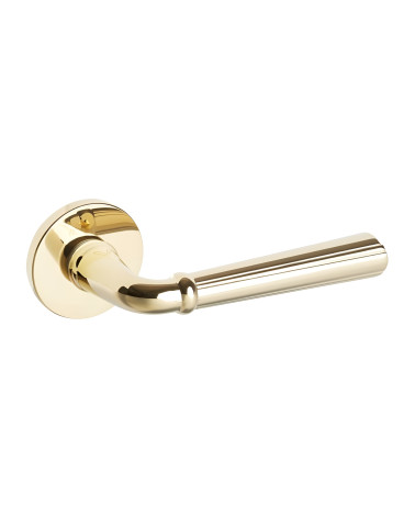 CASCADA polished gold door handle design handle