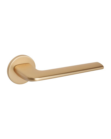 Satin gold ANDREA door handle design handle