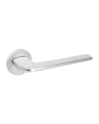 Satin chrome ANDREA door handle design handle