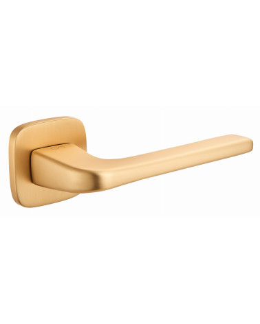Solo door handle matte gold rounded