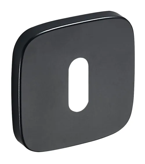 Black rounded square rosette