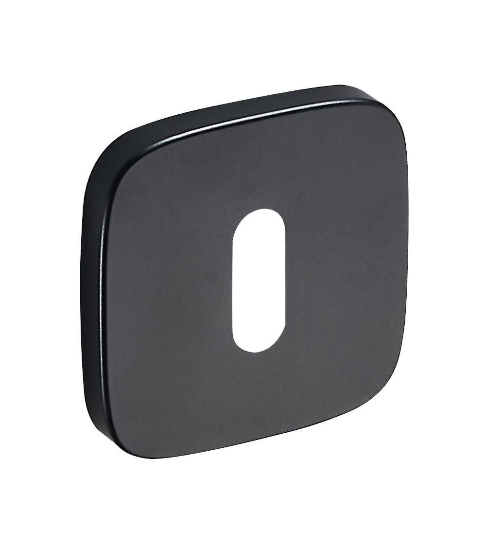 Black rounded square rosette