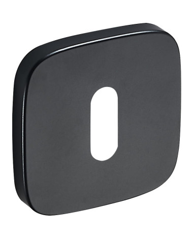 Black rounded square rosette