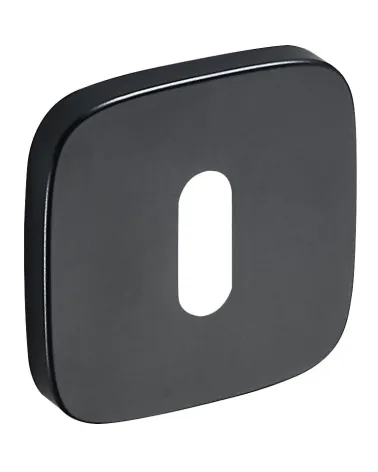 Black rounded square rosette