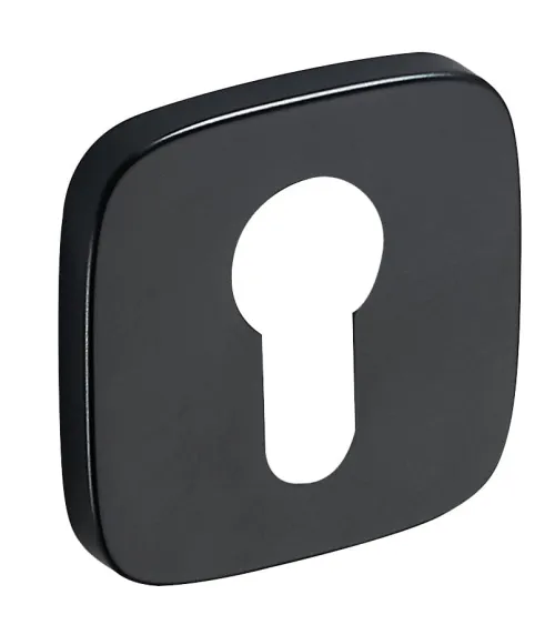 Black rounded square rosette