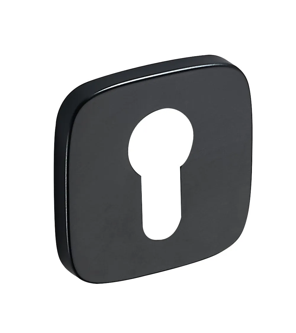 Black rounded square rosette