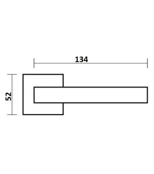 STINGER copper door handle designer hardware
